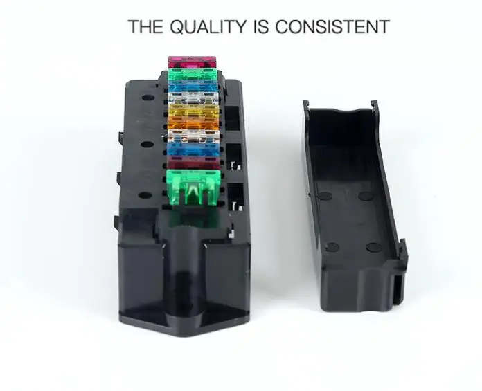 10Way Fuse Box Block Fuse Holder Box Car Vehicle Circuit Automotive Blade Car Fuse Accessory Tool with fuse and terminal