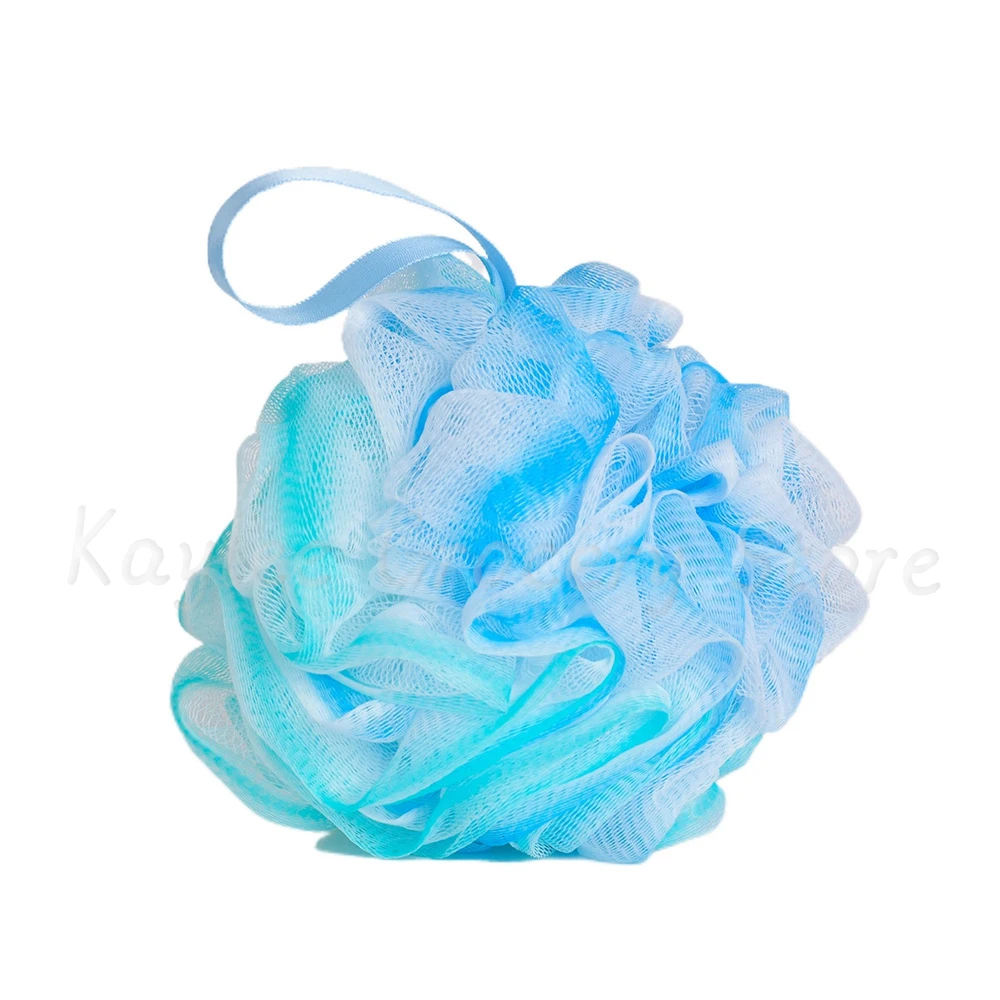 4Pcs Loofah Bad Spons Body Scrubber Poef-Loofa Luffa Loufa Douche Puff-Lufa Spons Voor Beauty Baden set Van 4 Kleuren