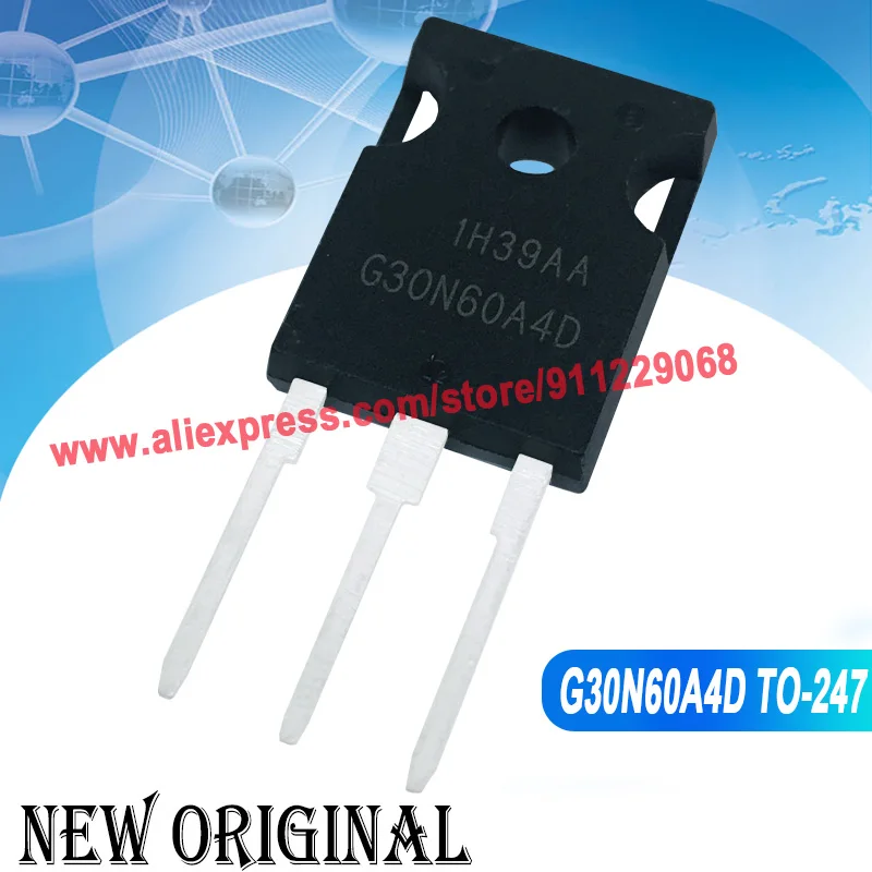 (5 Pieces)IXGH22N50B TO-247 500V 44A / HFA25PB60 600V 25A / G30H603 IGW30N60H3 600V 30A/ G30N60A4D HGTG30N60A4D 600V 150A TO-247