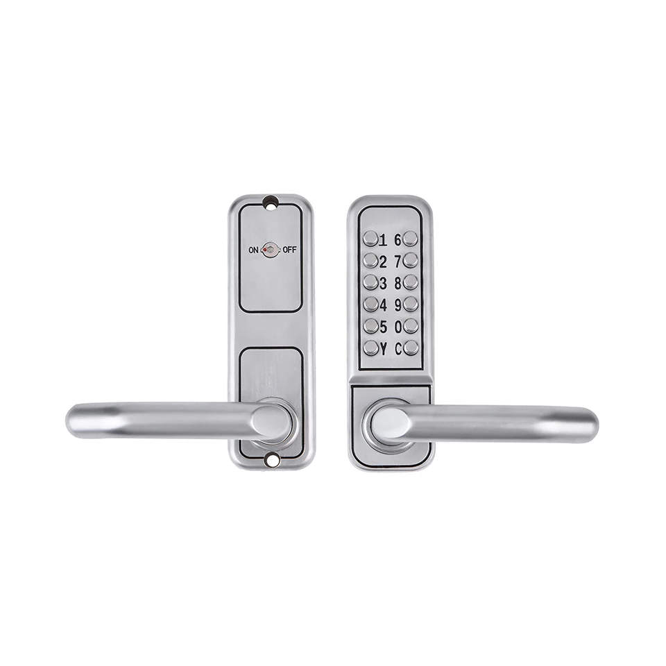 OSPON 3rd Generation Mechanical code digital combination pushbutton lever handle door lock