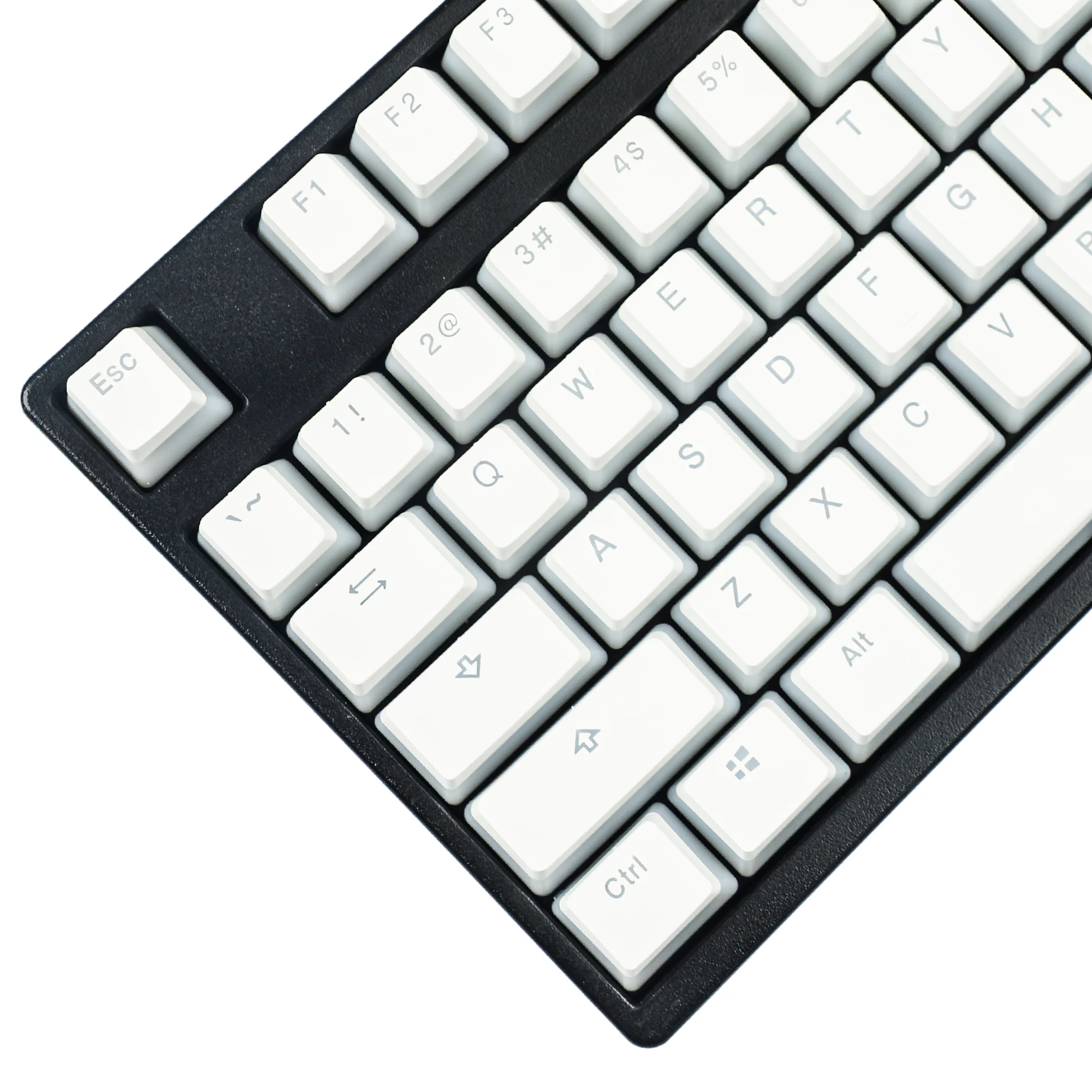 YMDK 108 PBT Double Shot Doubleshot Shine Through ANSI ISO OEM Profile Pudding Keyacp For MX Mechanical Keyboard