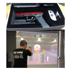 Arcade Kit Simulate Real Gun with Electric Recoil Force Laser Shooting Gun, Video Simulator Game Board, Coin Operated Machine