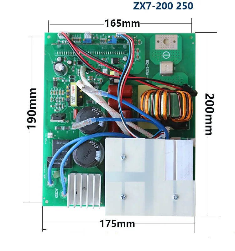 

ZX7200 250 сварочная плата, одна плата, сварочная машина, одна трубка, основная плата, детали сварочного аппарата