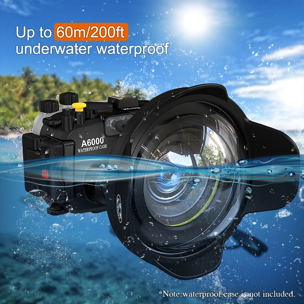 Camera Lens Wide Angle 67mm Interface for Sony Canon Nikon Olympus  TG 4 5 6 7 Underwater waterproof Diving Camera Housing Case