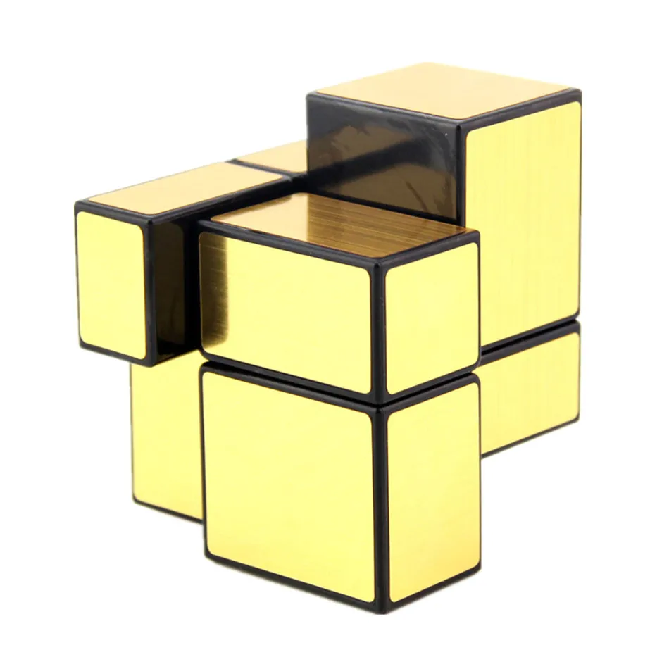 Shengshou 2x2x2 Cubo de espejo mágico 5,7 cm Velocidad Cubo de rompecabezas mágico 2x2 Cubo mágico pegatina Cubos educativos de aprendizaje para niños