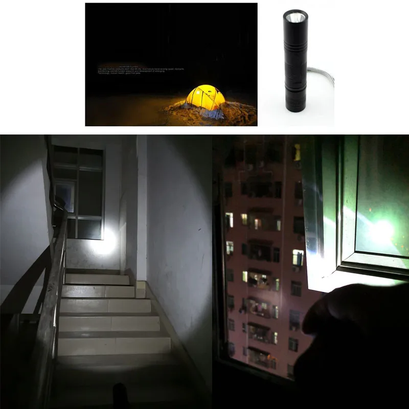 1600lm potente torcia a LED Flash torcia Light 18650 Lampe Torche 5-Mode Protable Penlight Linterna LED Lanternas Camping