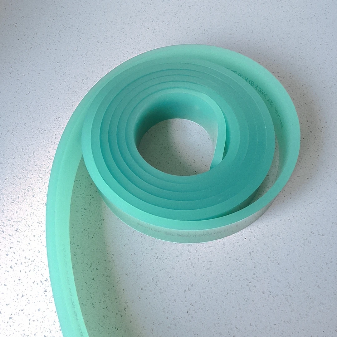 50mm*9mm*Choose Length High Quality 75A Durometer Screen Printing Squeegee Rubber Strip/Adhensive Tape
