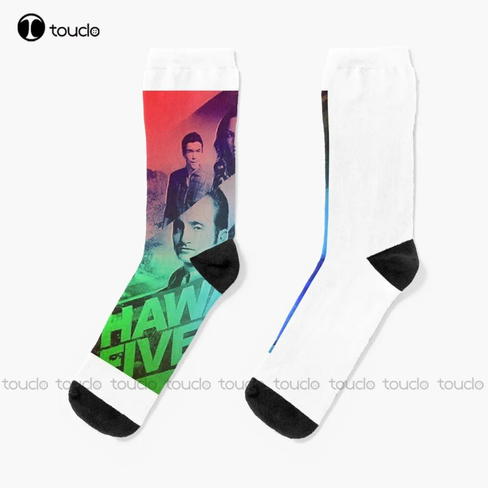 Hawaii Five O The Movie With A Young And Loving Cast Of Characters Socks Usa Socks Personalized Custom 360° Digital Print Gift