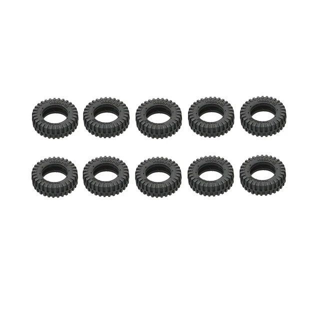 10 Pcs Mini Banden Diameter 10/20/24/32/40/50 Mm Geëmuleerd Banden Zwart micro Wiel Voor Rc Visaas Boot/Rc Simulatie Boot Onderdelen - afbeelding 1