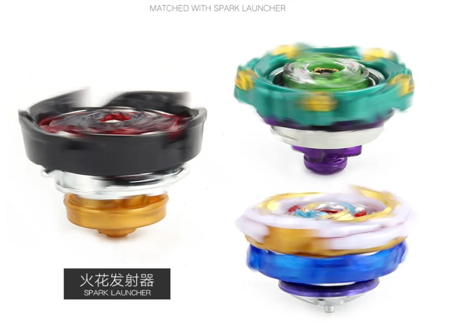  Spinning Top SuperKing B-171  Triple Booster Set Toys For Children Boys With Spark Launcher YH2241