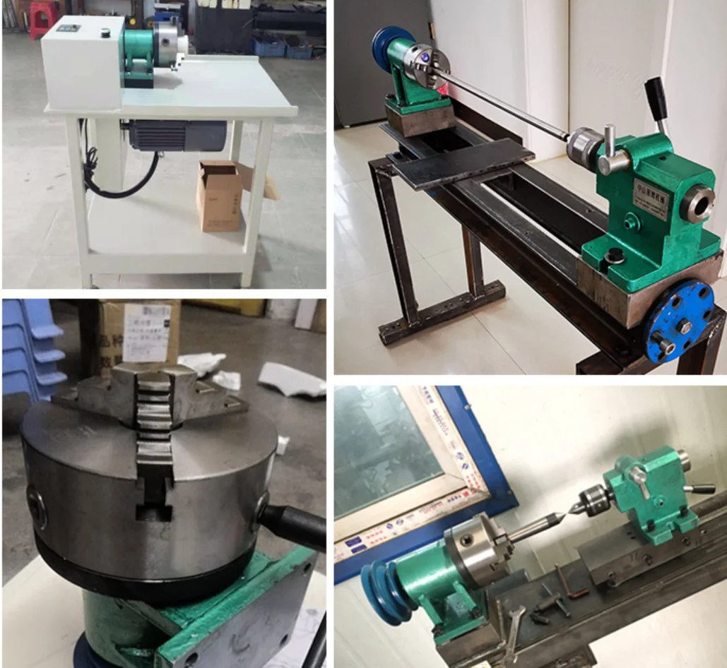 200 Lathe spindle assembly with flange connection plate transition plate 200 spindle three-jaw four-jaw chuck