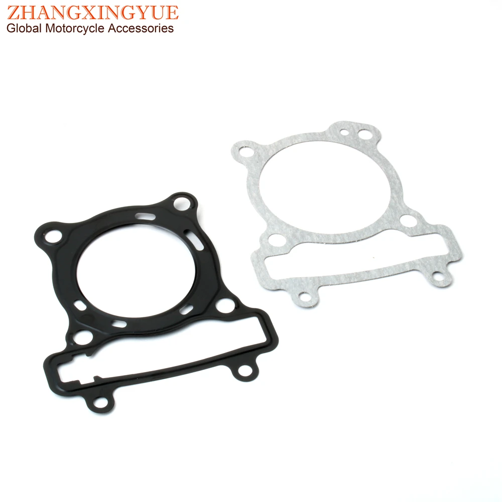 170cc Cylinder Gasket Set Top End for Yamaha LC135 Spark135 Jupiter MX Sniper 135 Crypton X Vixion150 FZ150 62mm 4-Stroke Engine