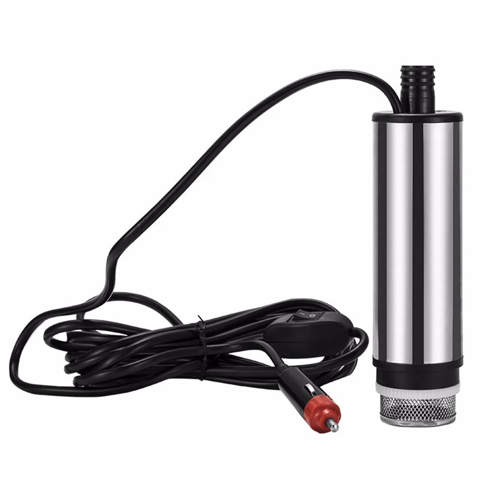 12V/24V 12l/32L/min Dc Electric Submersible mini Pump For Pumping Diesel Oil Water , Fuel Transfer Pump ,oil Suction Pump