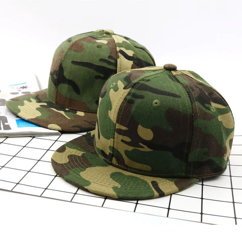 Camouflage Child Baseball Cap Casual Hat Boy Summer Caps New Fashion Child Adjustable Hats Grid Snapback New Parent-child Hat