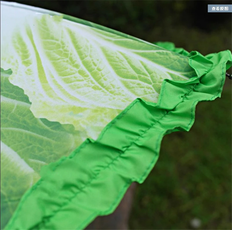 Creative Cabbage Umbrella Lettuce Folding Sunny and Rainy Umbrellas Anti-uv Beach Funny Vegetable Umbrella Parasol Women Gifts