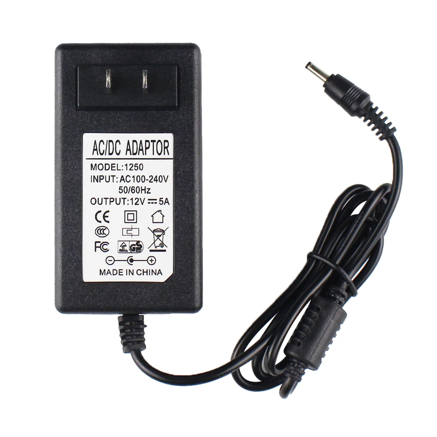 12V 5A 3.5*1.35mm Wall plug-in AC Adapter For Intermec CK3 CK3X CK3R Collector Four-charged Battery Charging Base Power Supply