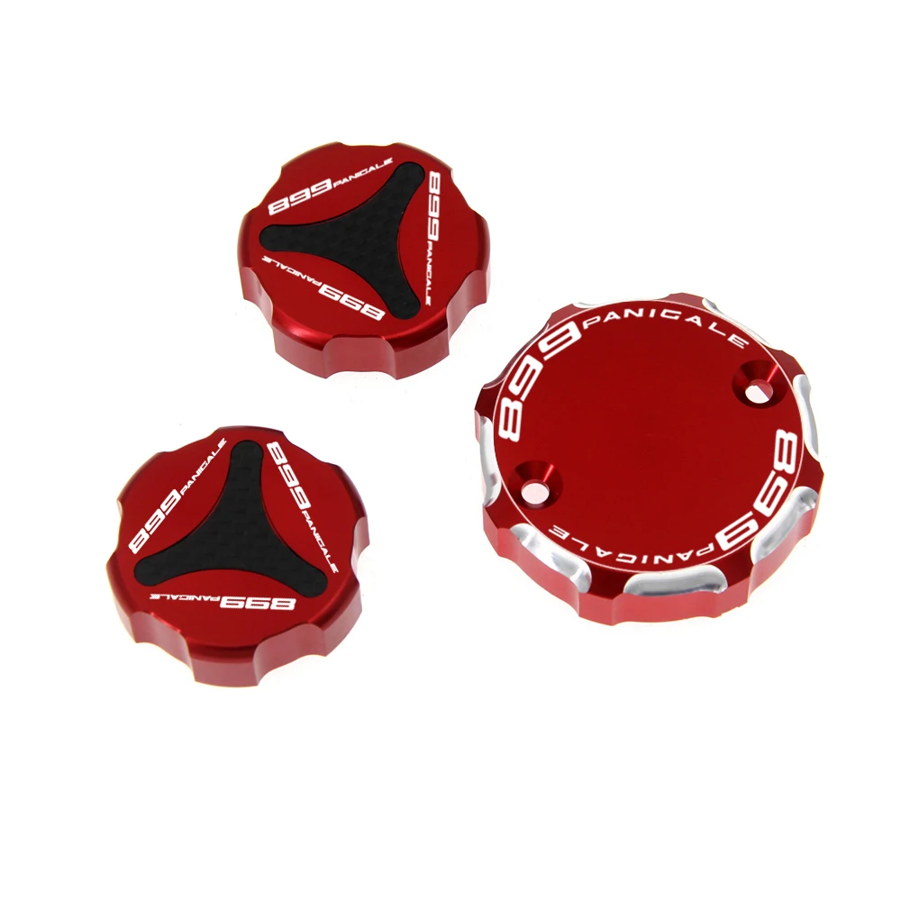 For DUCATI 899 Panigale 2014 2015 2016 Motorcycle Parts Front Brake Clutch & Rear Brake Fluid Reservoir Cover