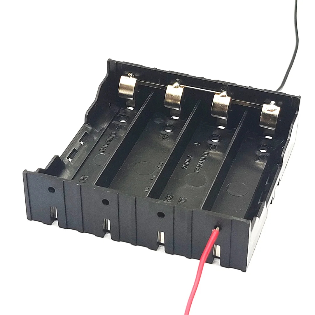 18650 Power Bank กรณี1X 2X 3X 4X 18650แบตเตอรี่แบบขนานผู้ถือกล่อง1 2 3 4 18650แบตเตอรี่แบบขนานกล่อง