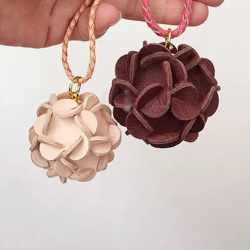 Leather Hydrangea Pendant Template Wooden Punching Die Cutting Mould Stencil Leather Mold Jewelry Making Art Crafts Tool