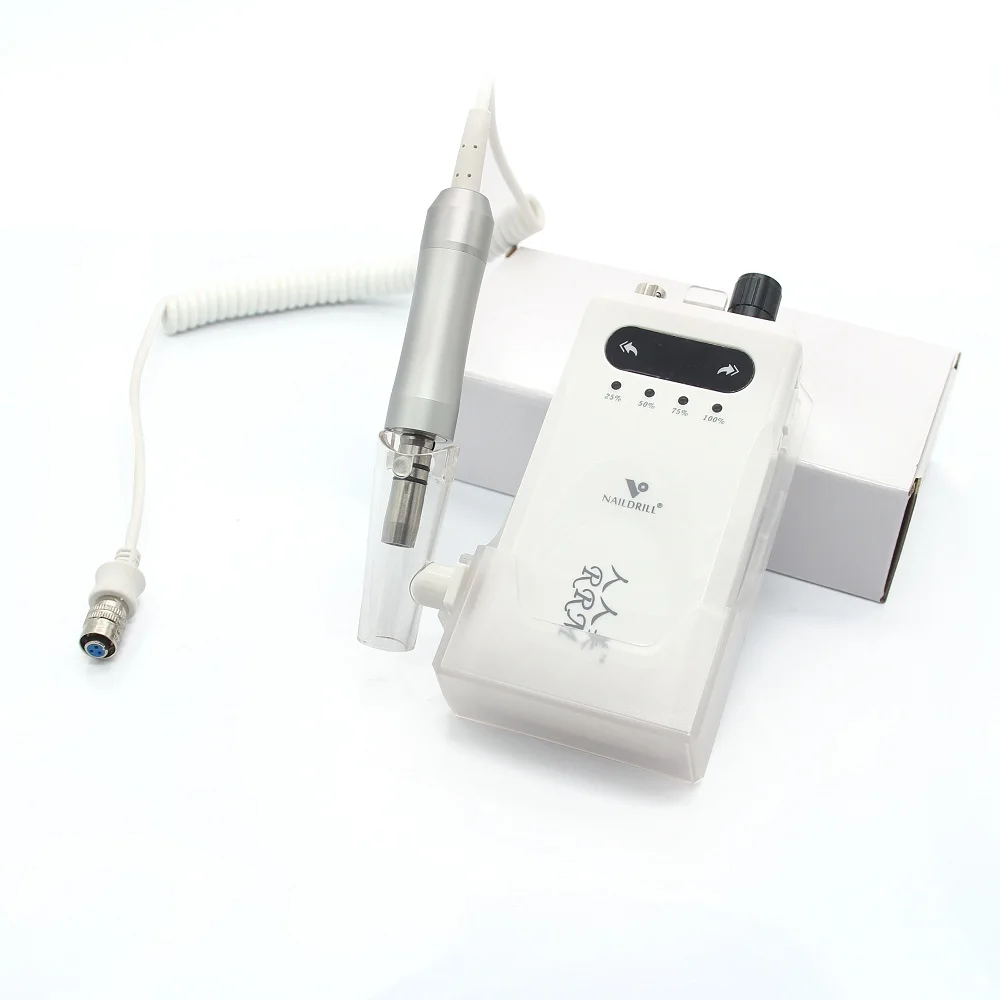 Mạnh Mẽ Khoan Mới 35000 Vòng/phút Nha Khoa Di Động Mini Micro Động Cơ Không Chổi Than Điện Micromotor Sạc Nail Khoan Đánh Bóng