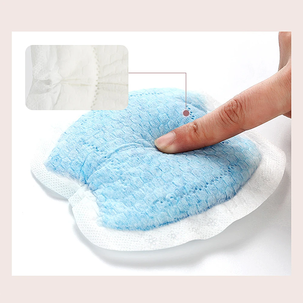 100Pcs/set Thin Disposable Nursing Pads Breathable Excellent Absorbency Breast Pads Waterproof Feeding Pad for Mom