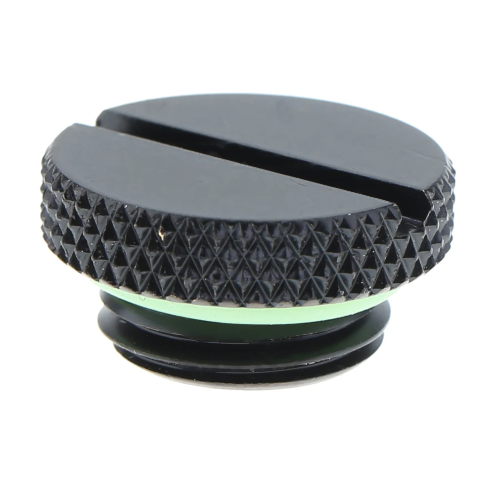 G1/4 Black Thread Low Profile Plug for PC Water Cooling Radiator Reservoir PC Computer Water Cooling Accessories