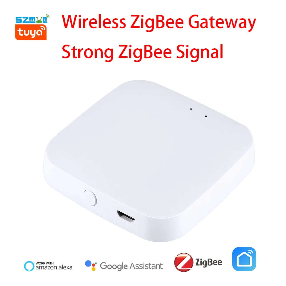 Tuya Smart Leben ZigBee Gateway Wireless Center Control Hub für Alarm Familie Intelligenz System Control Google Alexa Remote