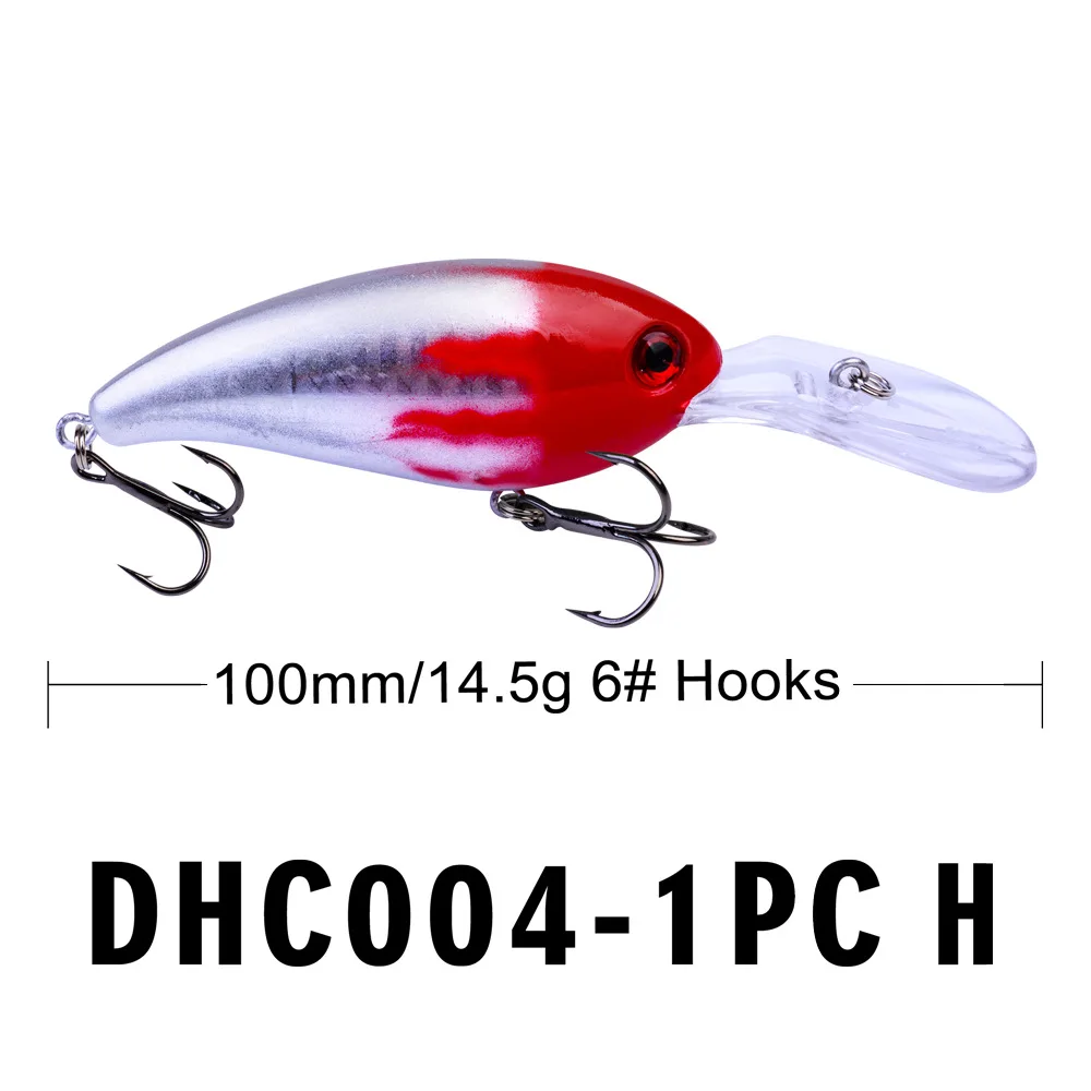 10 cm 14,5 g Crankbait Lange Lippen Angeln Köder Schwimmende Bionic Wobbler Kurbel Köder Künstliche Köder Harten Köder 3D augen Minnow Bass Köder – Detail 8