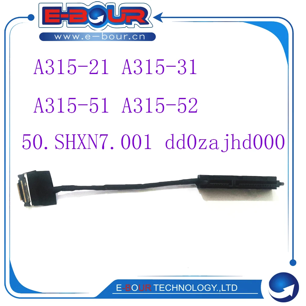 Hard Drive Disk SATA Connector for AC A315-21 A315-31 A315-51 A315-52 A314-32-C00A DD0ZAJHD000 50.GNPN7.005 Laptop HDD Cable