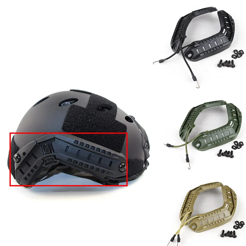 Tactical Fast Helmet Accessory Rail Mount Guide Rail Adapter Shooting Military ARC Helmet Mount Rail