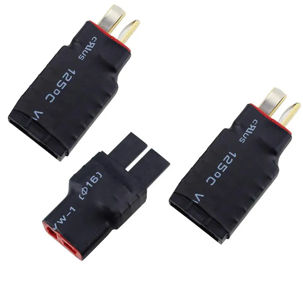 1PC Male T-Plug Deans To Female TRXed Traxxas Connector Adapter For RC Battery ESC & Charger