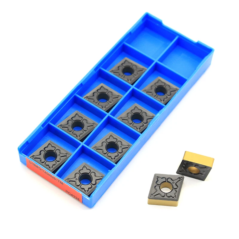 CNMG120404 TM PC4225 タングステン超硬インサート CNMG120408 外部旋削工具旋盤カッター切断 CNC work 鋼