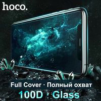 HoCo Full Cover Protective Tempered Glass for iPhone 14 Pro Plus Screen Protector For iPhone 7 11 12 13 X XR Curved Edge Film