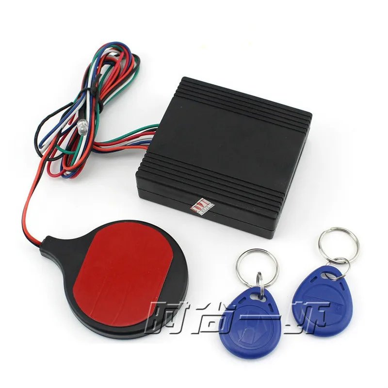 Anti-hijacking waterproof motorcycle security alarm way motorcycle alarm system 12V system alarm Double Flash IC card swiping