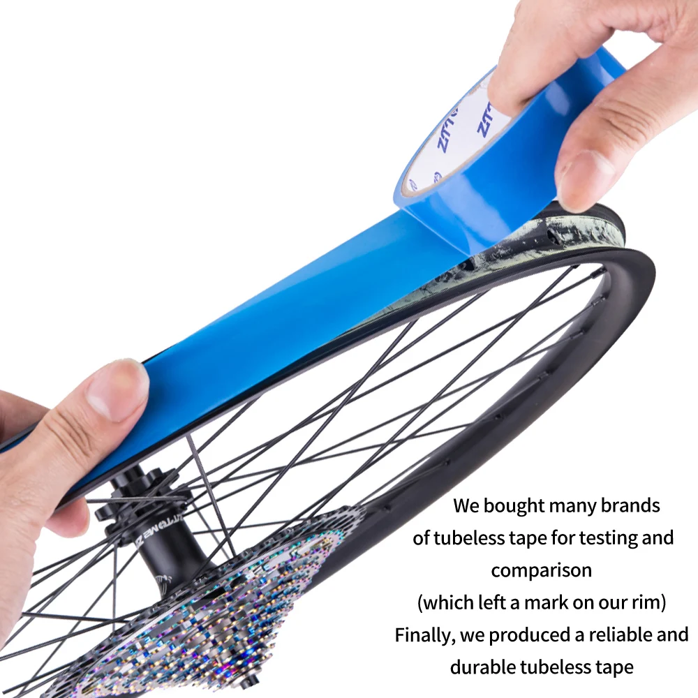 ZTTO MTB 10m Bicycle Tubeless Rim Tapes Road Bike rim tape Strips For 26 27.5 29 Inch 700c Mountain Bike Wheel