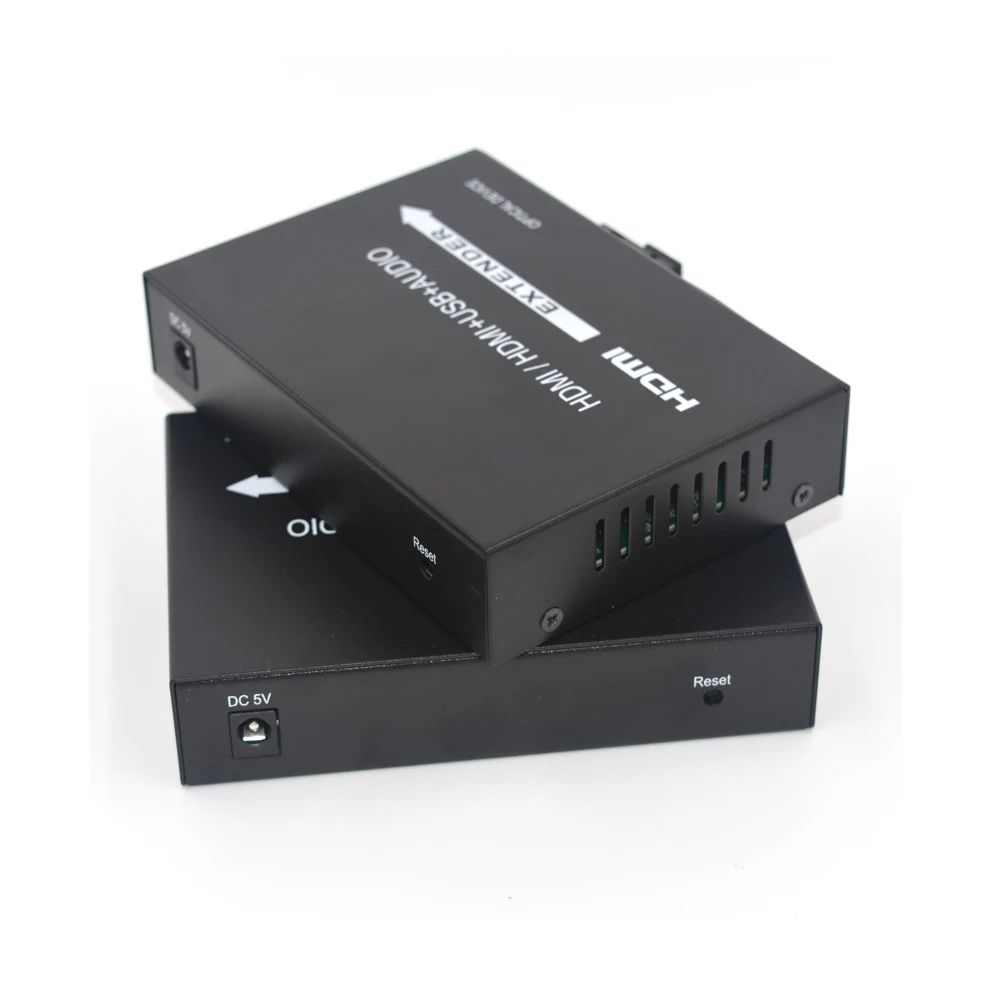 High Quality HDMI Extender, HDMI over Fiber optic media converters with KVM USB2.0 and loop out,HD 1080p HDMI over Fiber up 20Km