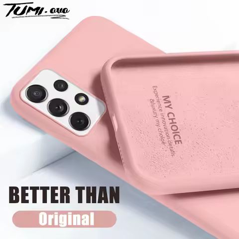 Original Liquid Silicone Luxury Case For Samsung Galaxy S21 Ultra S20 FE S10 Plus A32 A52 A72 A21S A51 A71 Shockproof Case Cover