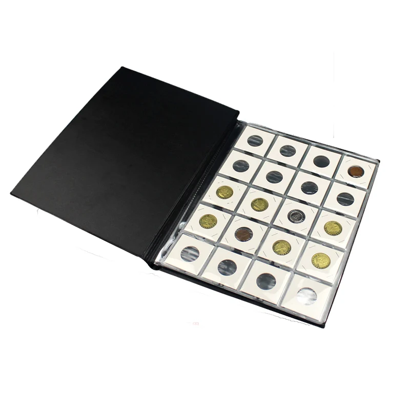 PCCB High Quality Put 200 Pieces/Coins Album For Fit Cardboard Coin Holders Professional Coin Collection Book Bitcoin Collection