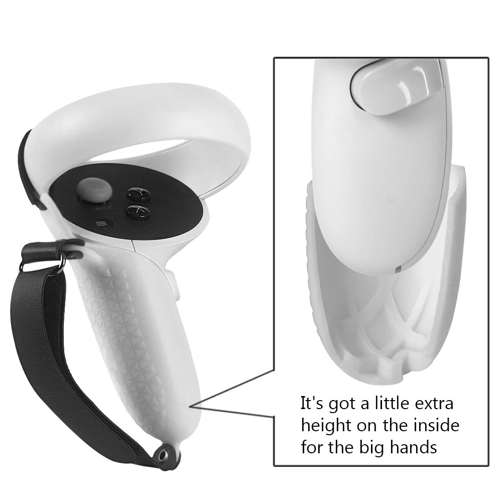 Gomrvr Voor Meta/Oculus Quest 2 Vr Touch Controller Siliconen Grip Mouw Anti-Slip En Zweetbestendige Vr Beschermhoes Accessoires