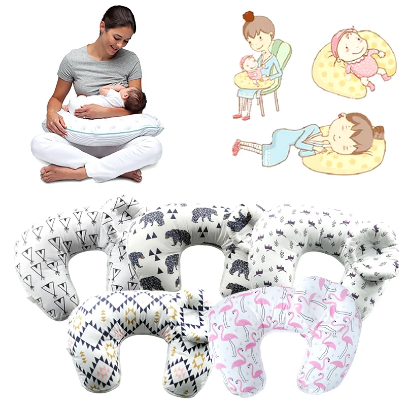 Baby Nursing Pillows Cotton Maternity Newborn Baby U-Shaped Breastfeeding Pillow Infant Feeding Waist Cushion Baby Care