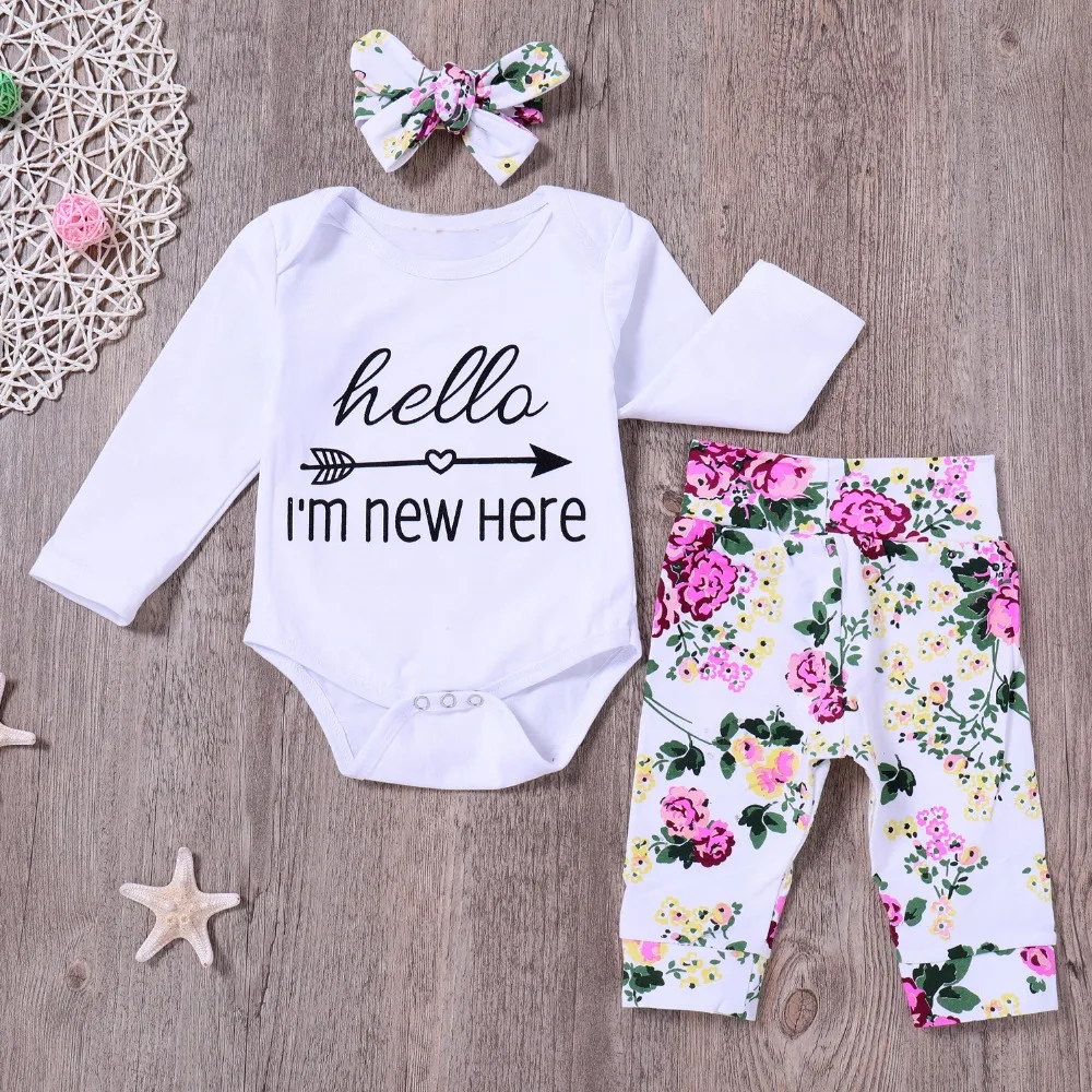  Infant Girls 3PCS Clothing Sets 