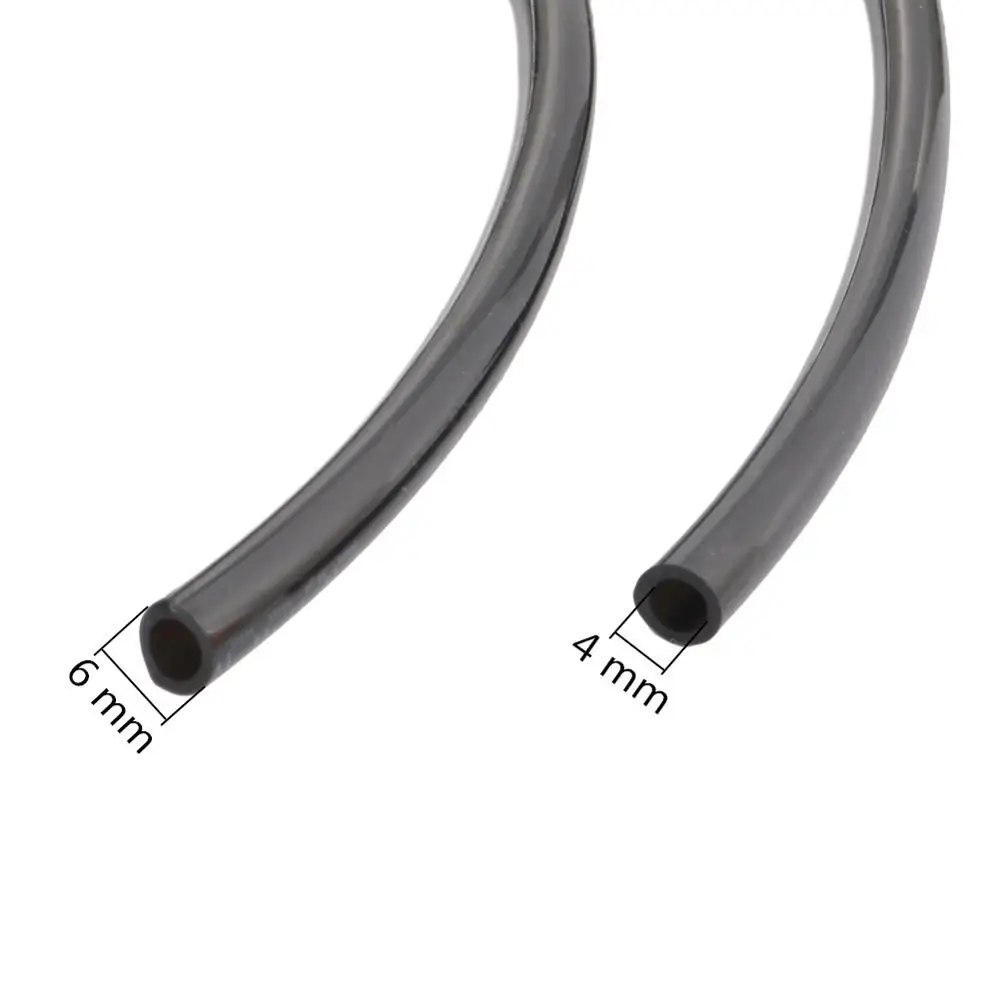 10m Black 4/6mm Pu Pipe Garden Atomizing System Watering Hose Horticultural Agriculture Irrigation Aquarium CO2 System Tube