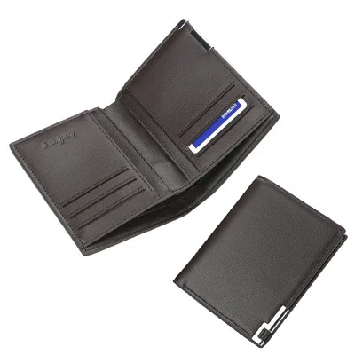 Neue Herren-Geldbörsen mit individuellem Namen, Kartenhalter, hochwertige Herren-Geldbörse mit Namensgravur, PU-Business-Geldbörsen für Herren, Carteria – Detail 3