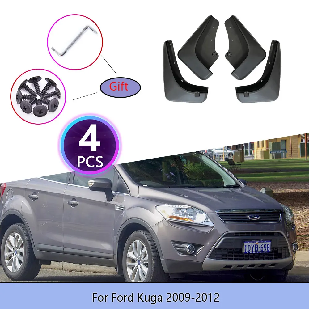 

Car Mudguards For Ford Kuga 2009-2012 Cladding Splash Flaps Mudflap Mud Guard Protect Accessories Car Goods 2010 2011 2012