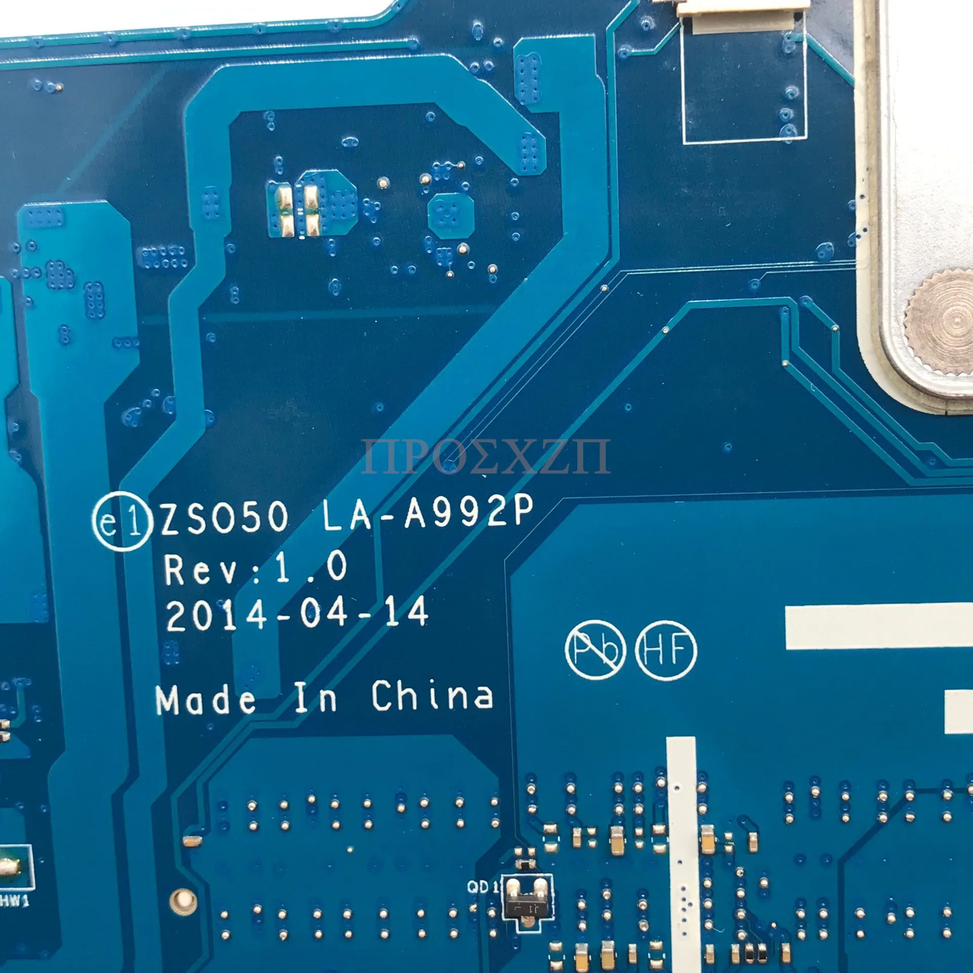 

775393-501 775393-601 775393-001 High Quality For 15-R Laptop Motherboard LA-A992P Mainboard W/ SR16Q I3-4010U CPU 100% Working