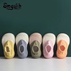 Baby Cartoon Anti-skid Floor Socks Spring and Autumn Leopard Print Children's Rubber Sole Shoes Baby Toddler Fashion Sock Shoes