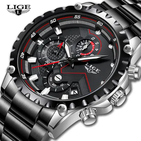 Men's Luxury Sport Quartz Watch LIGE