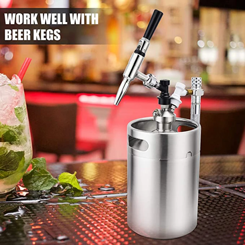 Stout Nitrogen Nitro Coffee Tap,Stainless Steel Beer Faucet,Coffee Dispenser For Brew Kegerator Beer Tower,Smooth Taste Bar Tool