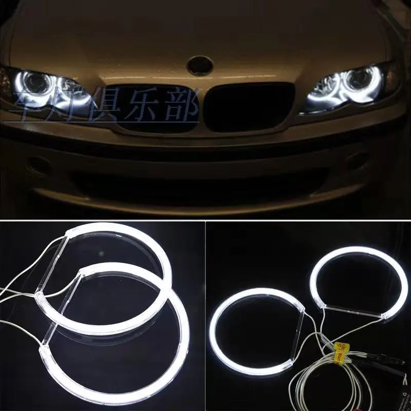 Switchback Cotton Light LED Angel Eye Halo Dual Color for BMW 3 Series E46 316i 318i 320d 320i 323i 328i 330i 325xi 330d 1998-05