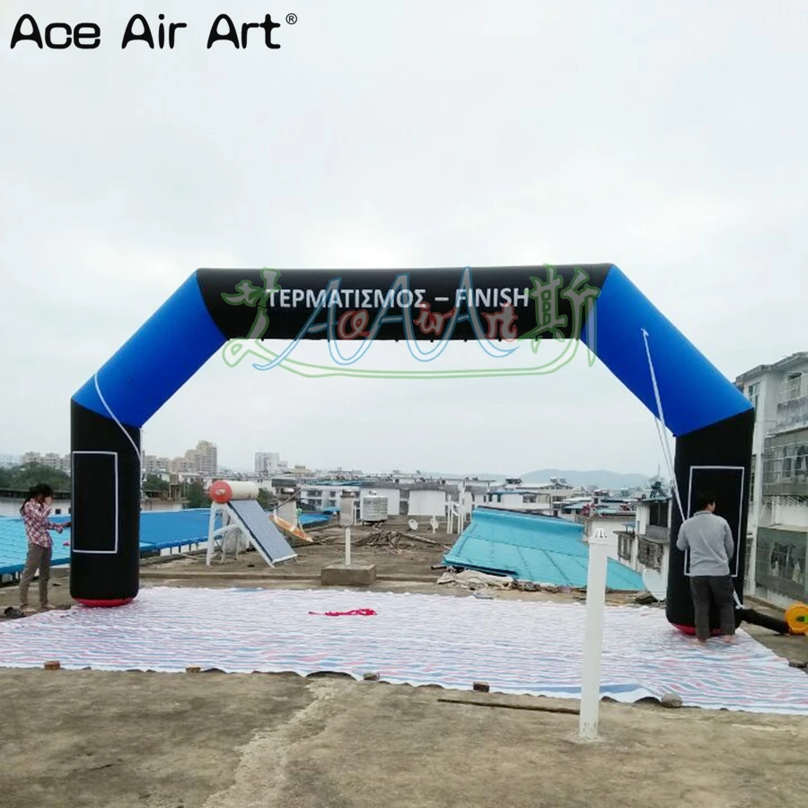 Wide Marathon Arch Inflatable Race Arches, Start Finish Line, Archway for Outdoor Event, 8m